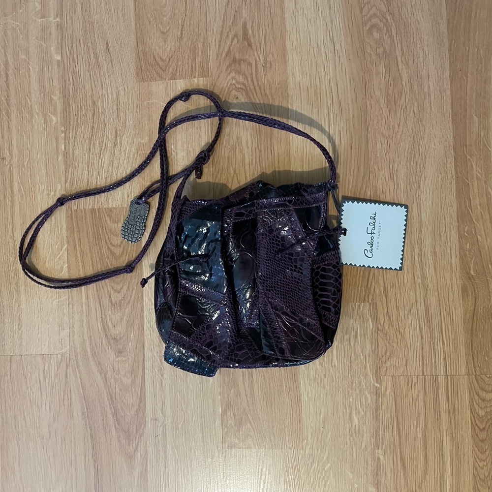 NWT Carlos Falchi for Target cross body bag